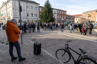MANIFESTAZIONE CONTRO PAKISTANI PORTOMAGGIORE
