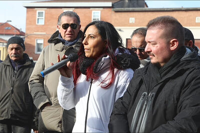 MANIFESTAZIONE CONTRO PAKISTANI PORTOMAGGIORE