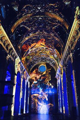 VIDEOMAPPING CHIESA SAN PAOLO FERRARA