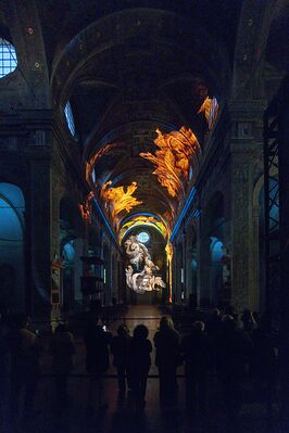 VIDEOMAPPING CHIESA SAN PAOLO FERRARA