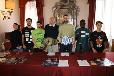 CONFERENZA STAMPA E PESO PUGILI DUCHESSA ISABELLA