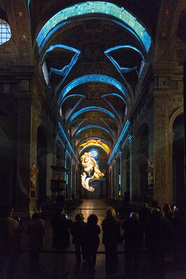 VIDEOMAPPING CHIESA SAN PAOLO FERRARA