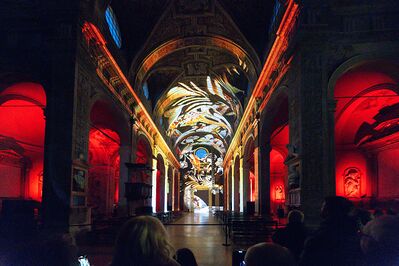 VIDEOMAPPING CHIESA SAN PAOLO FERRARA