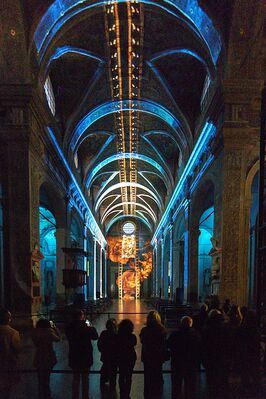 VIDEOMAPPING CHIESA SAN PAOLO FERRARA