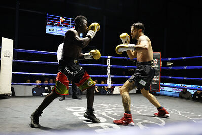 TITOLO MONDIALE PESI MEDI E ITALIANO PESI MOSCA