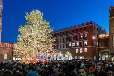 ACCENSIONE ALBERO DI NATALE FERRARA