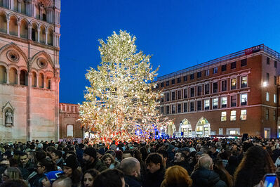 ACCENSIONE ALBERO DI NATALE FERRARA
